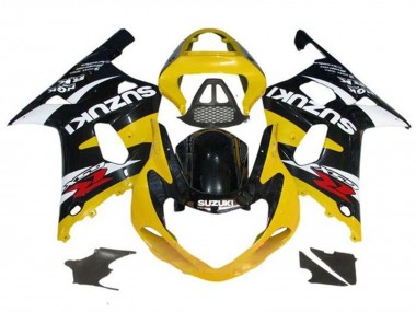 Carénages Moto Suzuki GSXR1000 2000-2002 - Jaune Noir Brillant Blanc Rouge Abordables
