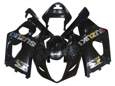 Carénages Moto Suzuki GSXR 1000 2003-2004 - Noir Brillant Chrome Abordables