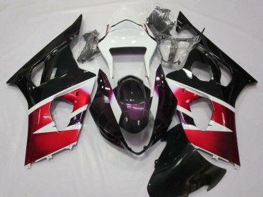Carénages Moto Suzuki GSXR 1000 2003-2004 - Blanc Rouge Violet Noir Abordables