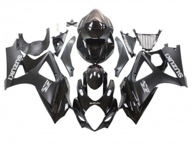 Kits Carénage Moto Suzuki GSXR 1000 2005-2006 - Noir Brillant Noir Mat Abordables