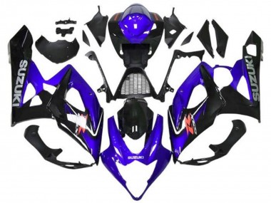 Carénages Moto Suzuki GSXR 1000 2005-2006 - Bleu Noir Gris Abordables