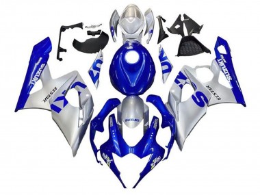 Carénages Moto Suzuki GSXR 1000 2005-2006 - Bleu Argent Abordables