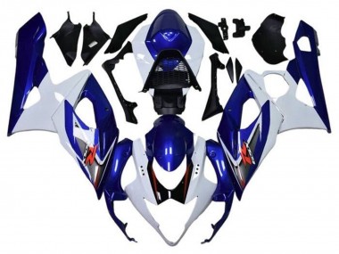 Carénages Moto Suzuki GSXR 1000 2005-2006 - Blanc Bleu Rouge Abordables