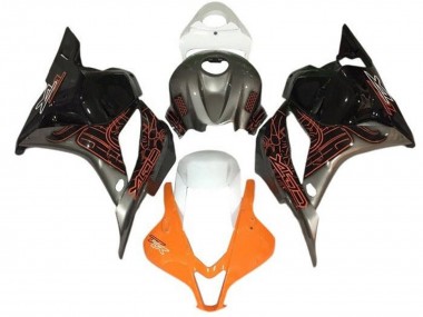 Carénages Moto Suzuki GSXR 1000 2005-2006 - Orange Argent Noir Blanc Abordables