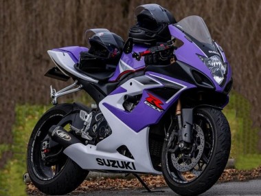 Carénages Moto Suzuki GSXR 1000 2005-2006 - Violet Blanc Abordables