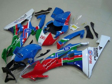 Carénages Moto Yamaha YZF R6 2006-2007 - Blanc Bleu Rouge Vert Fiat Motul Abordables
