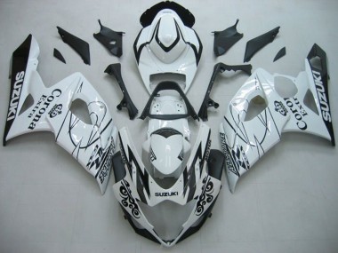 Carénages Moto Suzuki GSXR 1000 2005-2006 - Blanc Noir Alstare Corona Abordables
