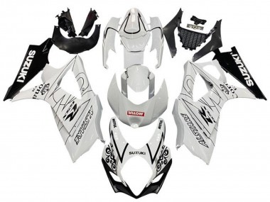 Carénages Moto Suzuki GSXR 1000 2005-2006 - Blanc Noir Corona Motul Abordables