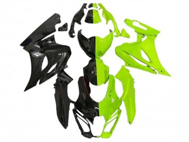 Carénages Moto Suzuki GSXR1000 2017-2024 - Noir Vert Néon Abordables