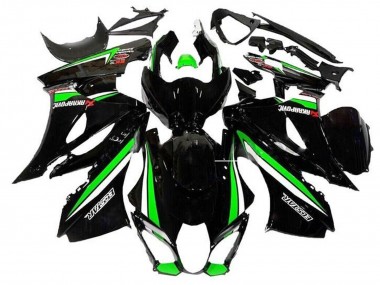 Carénages Moto Suzuki GSXR1000 2017-2024 - Noir Vert Blanc Bande Abordables