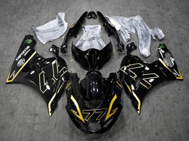 Carénages Moto Suzuki GSXR1000 2017-2024 - Noir Or 77 Abordables