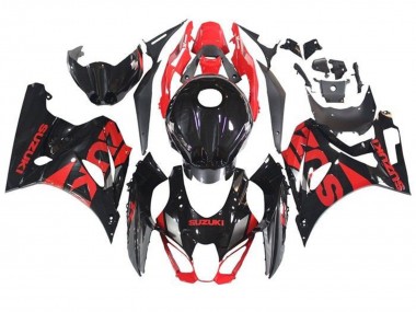 Carénages Moto Suzuki GSXR1000 2017-2024 - Noir Rouge Abordables