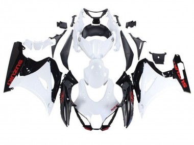 Carénages Moto Suzuki GSXR1000 2017-2024 - Blanc Noir Rouge Abordables