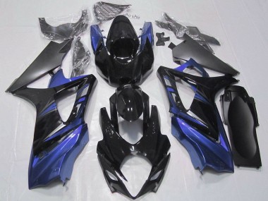 Kit Carénages Moto Suzuki GSXR 1000 2007-2008 - Noir Brillant Noir Mat Abordables