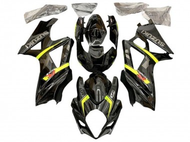 Carénages Moto Suzuki GSXR 1000 2007-2008 - Noir Jaune Rouge Gris Abordables