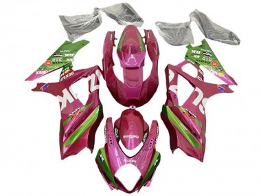 Carénages Moto Suzuki GSXR 1000 2007-2008 - Rose Vert Blanc Abordables