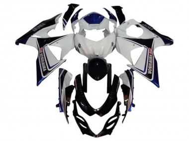 Carénage Moto Suzuki GSXR 1000 2009-2016 - Blanc Bleu Noir Yoshimura Abordables