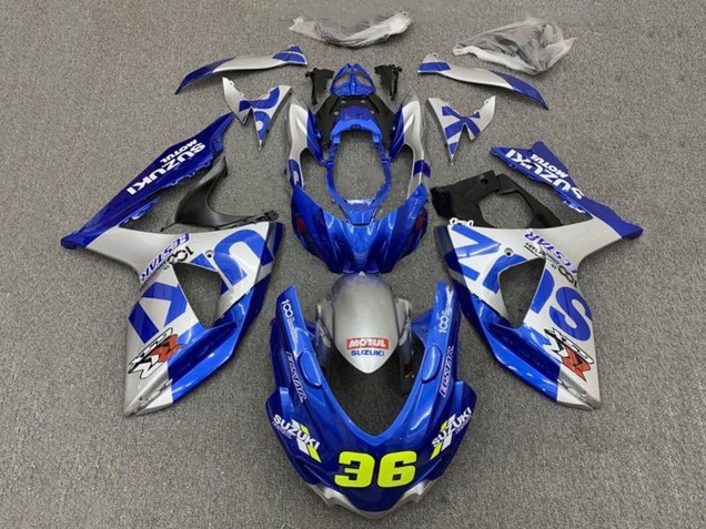Carénages Moto Suzuki GSXR 1000 2009-2016 - Bleu Argent 36