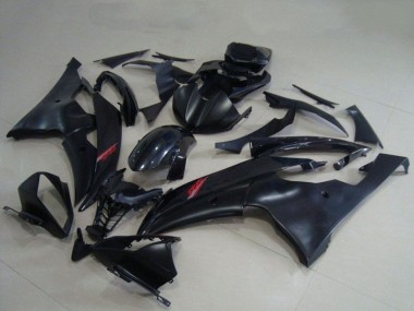 Carénages Moto Yamaha YZF R6 2008-2016 - Noir Brillant Noir Mat Abordables