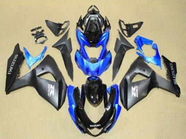 Carénages Moto Suzuki GSXR 1000 2009-2016 - Noir Mat Bleu Noir Brillant Gris Abordables
