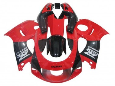 Carénages Moto Suzuki GSXR 600 / GSXR 750 1996-2000 - Rouge Noir Gris Abordables