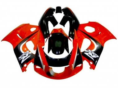 Carénages Moto Suzuki GSXR 600 / GSXR 750 1996-2000 - Rouge Noir Argent Abordables