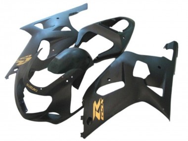 Carénages Moto Suzuki GSXR 600 / GSXR 750 2001-2003 - Noir Mat Or Abordables