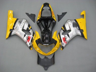 Carénages Moto Suzuki GSXR 600 / GSXR 750 2001-2003 - Jaune Argent Noir Brillant Rouge Abordables