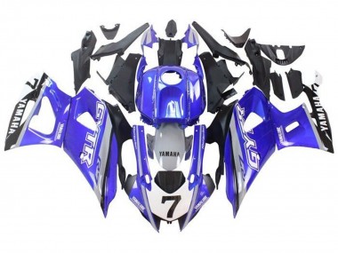 Carénages Moto Yamaha YZF R7 2021-2024 - Bleu Gris Blanc GYTR Abordables
