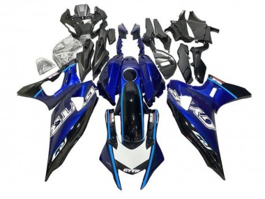 Carénages Moto Yamaha YZF R7 2021-2024 - Bleu Noir Bleu Clair Abordables