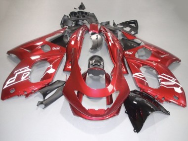 Carénages Moto Yamaha YZF600R Thundercat 1996-2007 - Rouge Blanc Abordables
