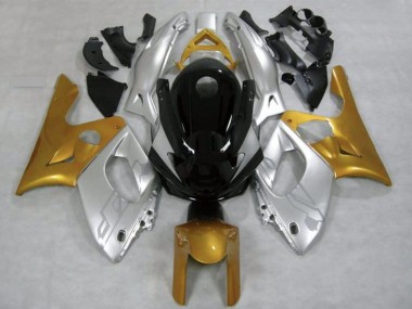 Carénages Moto Yamaha YZF600R Thundercat 1996-2007 - Argent Or Noir Brillant Abordables