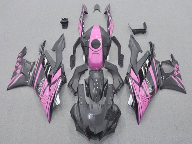 Carénages Moto Yamaha YZF R3/R25 2019-2021 - Rose Noir Monstre