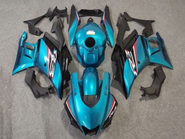 Carénages Moto Yamaha YZF R3/R25 2022-2024 - Bleu Blanc Rouge Noir Abordables