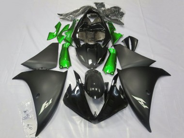 Carénages Moto Yamaha YZF 1000 R1 2009-2011 - Noir Brillant Noir Mat Vert Abordables