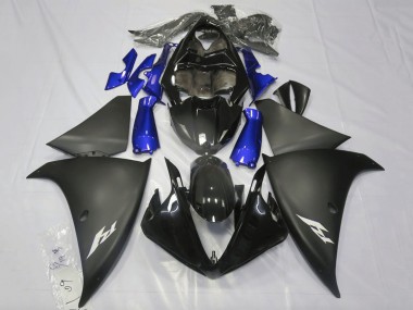 Carénages Moto Yamaha YZF 1000 R1 2009-2011 - Noir Brillant Noir Mat Bleu Abordables