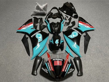 Carénages Moto Yamaha YZF 1000 R1 2009-2011 - Noir Brillant Bleu Clair Rouge Petronas Abordables