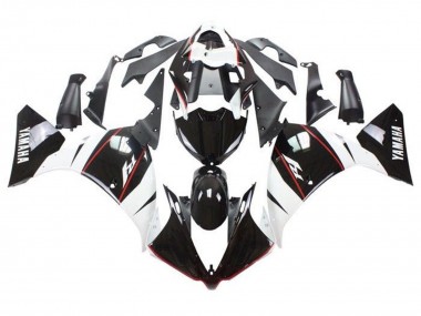 Carénages Moto Yamaha YZF 1000 R1 2009-2011 - Blanc Noir Rouge Bande Abordables