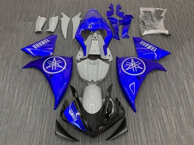 Carénages Moto Yamaha YZF 1000 R1 2009-2011 - Bleu Nardo Gris Noir Abordables