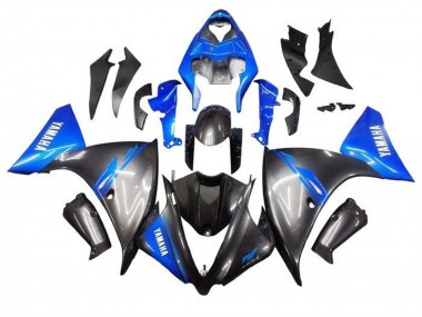 Carénages Moto Yamaha YZF 1000 R1 2009-2011 - Bleu Gris Noir Abordables