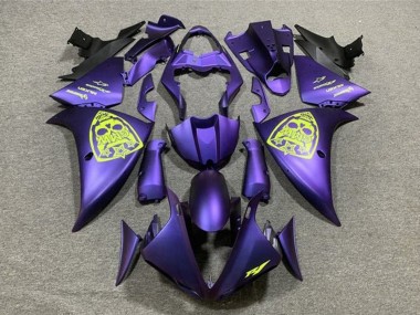 Carénages Moto Yamaha YZF 1000 R1 2009-2011 - Violet Jaune Néon Abordables