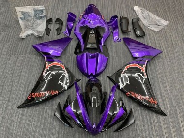 Carénages Moto Yamaha YZF 1000 R1 2009-2011 - Violet Noir Rouge Joker Abordables