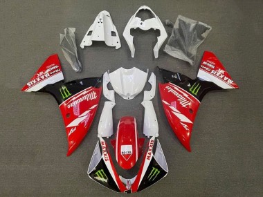 Carénages Moto Yamaha YZF 1000 R1 2009-2011 - Blanc Rouge Noir Vert Monstre Milwaukee Abordables