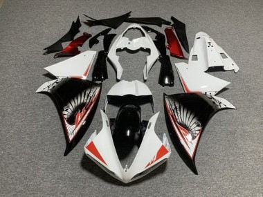 Kits Carénage Moto Yamaha YZF 1000 R1 2009-2011 - Blanc Rouge Noir Abordables