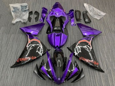 Carénages Moto Yamaha YZF 1000 R1 2012-2014 - Violet Noir Brillant Rouge Joker Abordables