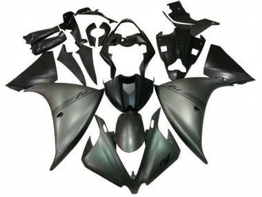 Carénages Moto Yamaha YZF 1000 R1 2012-2014 - Gris Mat Noir Mat Abordables