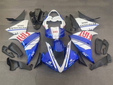 Carénages Moto Yamaha YZF 1000 R1 2012-2014 - Blanc Bleu Rouge Fiat Abordables