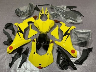 Carénages Moto Yamaha YZF 1000 R1 2015-2019 - Jaune Rouge Pikachu Abordables