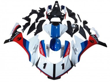 Carénages Moto Yamaha YZF 1000 R1 2015-2019 - Blanc Bleu Rouge Noir Official Safety Abordables