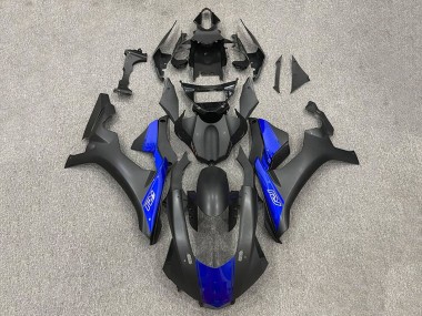 Carénages Moto Yamaha YZF 1000 R1 2015-2019 - Noir Mat Bleu Abordables